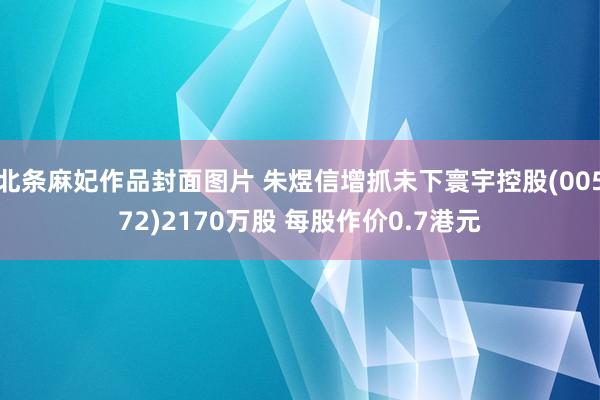 北条麻妃作品封面图片 朱煜信增抓未下寰宇控股(00572)2170万股 每股作价0.7港元