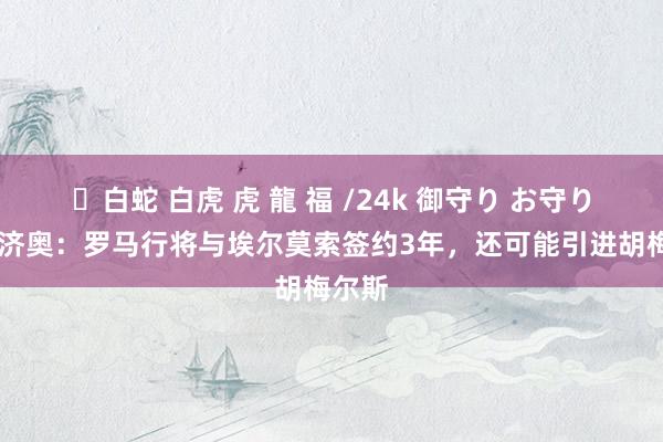 ✨白蛇 白虎 虎 龍 福 /24k 御守り お守り 迪马济奥：罗马行将与埃尔莫索签约3年，还可能引进胡梅尔斯