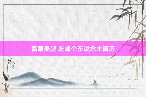 高跟美腿 左峰个东说念主简历