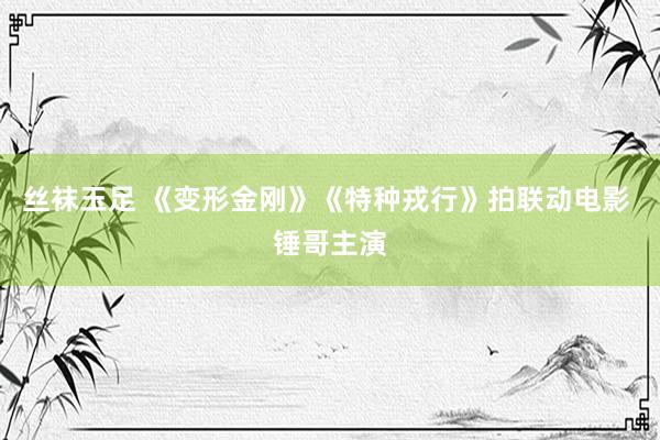 丝袜玉足 《变形金刚》《特种戎行》拍联动电影 锤哥主演