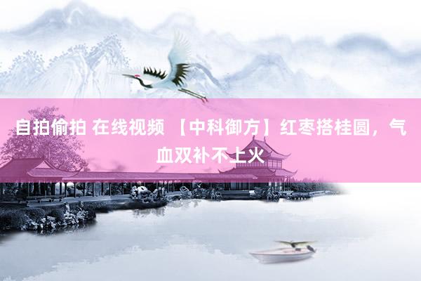 自拍偷拍 在线视频 【中科御方】红枣搭桂圆，气血双补不上火