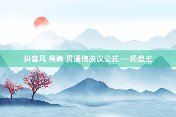 抖音风 裸舞 贯通信决议公式---操盘王